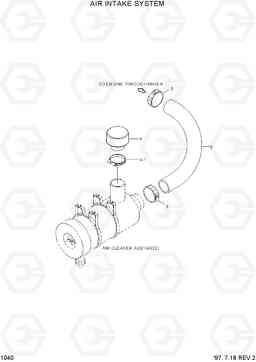 1040 AIR INTAKE SYSTEM R210LC-3H, Hyundai