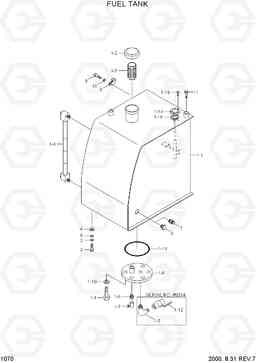 1070 FUEL TANK R210LC-3H, Hyundai