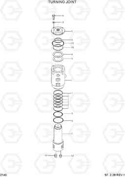 2140 TURNING JOINT R210LC-3H, Hyundai