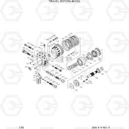 2150 TRAVEL MOTOR(-#0330) R210LC-3H, Hyundai