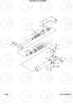 2160 BOOM CYLINDER R210LC-3H, Hyundai