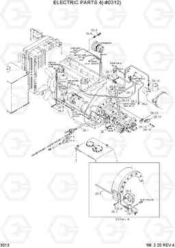 3013 ELECTRIC PARTS 4(-#0312) R210LC-3H, Hyundai
