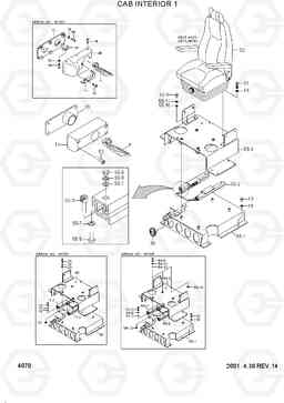 4070 CAB INTERIOR 1 R210LC-3H, Hyundai