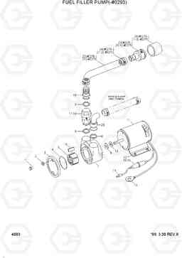 4083 FUEL FILLER PUMP(-#0293) R210LC-3H, Hyundai