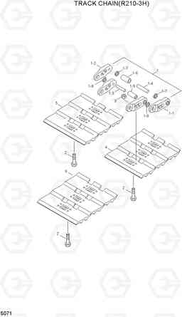 5071 TRACK CHAIN(R210-3H) R210LC-3H, Hyundai