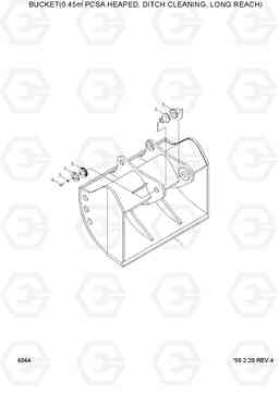 6064 BUCKET(0.40M3 CECE HEAPED, D/C, L/REACH) R210LC-3H, Hyundai