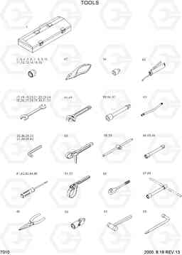 7010 TOOLS R210LC-3H, Hyundai