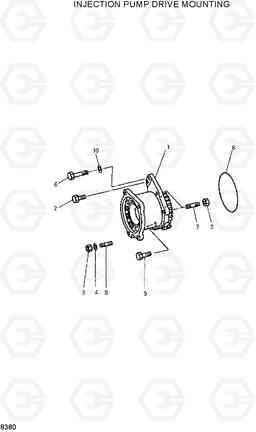 8380 INJECTION PUMP DRIVE MOUNTING R210LC-3H, Hyundai