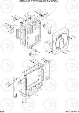 1031 COOLING SYSTEM(LOW EMISSION) R210LC-3_LL, Hyundai