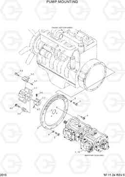 2010 PUMP MOUNTING R210LC-3_LL, Hyundai