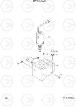 2023 EPPR VALVE CASING ASSY R210LC-3_LL, Hyundai