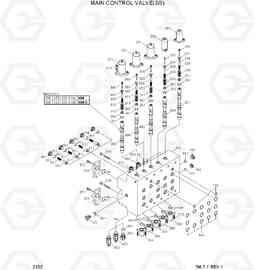 2102 MAIN CONTROL VALVE(3/3) R210LC-3_LL, Hyundai