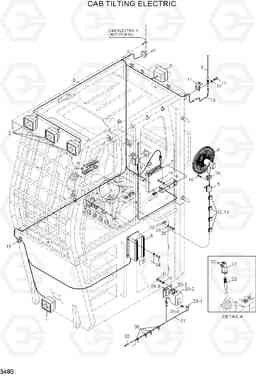 3480 CAB TILTING ELECTRIC R210LC-3_LL, Hyundai