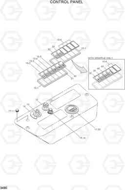 3490 CONTROL PANEL R210LC-3_LL, Hyundai