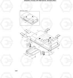 4031 ENGINE HOOD(LOW EMISSION, WOODLAND) R210LC-3_LL, Hyundai