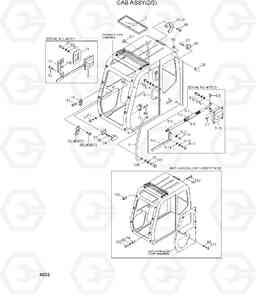 4055 CAB ASSY(2/3) R210LC-3_LL, Hyundai