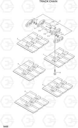 5430 TRACK CHAIN R210LC-3_LL, Hyundai