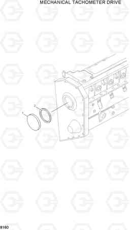 8160 MECHANICAL TACHOMETER DRIVE R210LC-3_LL, Hyundai