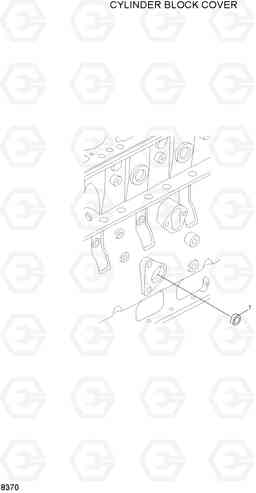 8370 CYLINDER BLOCK COVER R210LC-3_LL, Hyundai