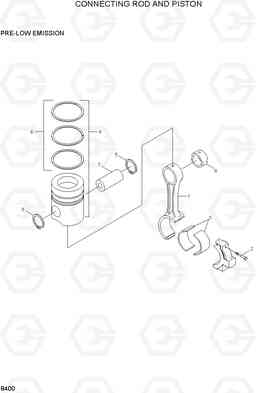 8400 CONNECTING ROD AND PISTON R210LC-3_LL, Hyundai