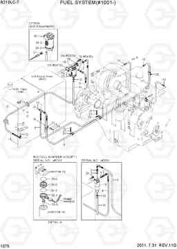 1075 FUEL SYSTEM(#1001-) R210LC-7, Hyundai