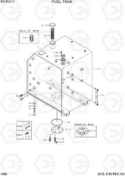 1080 FUEL TANK R210LC-7, Hyundai