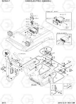 2072 CAB ELECTRIC 2(#0228-) R210LC-7, Hyundai