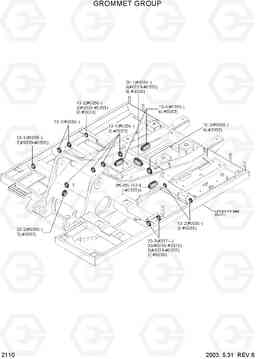 2110 GROMMET GROUP R210LC-7, Hyundai