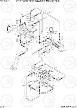 3270 PILOT HYD PIPING(BASE 2, MCV TYPE 2) R210LC-7, Hyundai