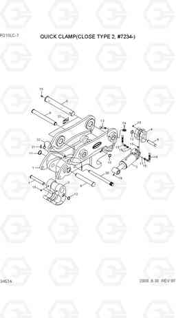 3457A QUICK CLAMP(CLOSE TYPE 2, #7234-) R210LC-7, Hyundai