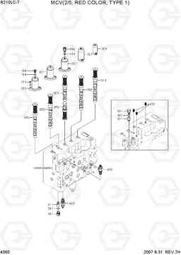 4060 MCV(2/5, RED COLOR, TYPE 1) R210LC-7, Hyundai