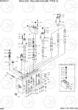 4097 MCV(3/5, YELLOW COLOR, TYPE 2) R210LC-7, Hyundai