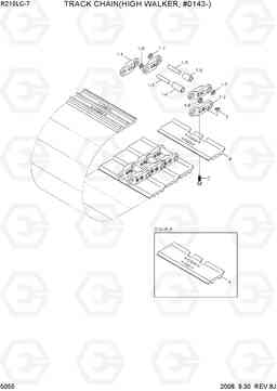 5055 TRACK CHAIN(HIGH WALKER, #0341-) R210LC-7, Hyundai