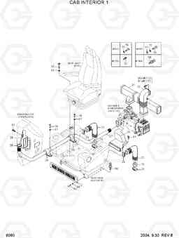 6080 CAB INTERIOR 1 R210LC-7, Hyundai