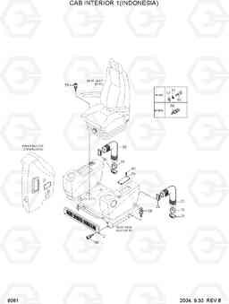 6081 CAB INTERIOR 1(INDONESIA) R210LC-7, Hyundai