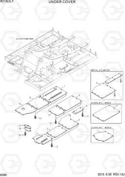 6260 UNDER COVER R210LC-7, Hyundai