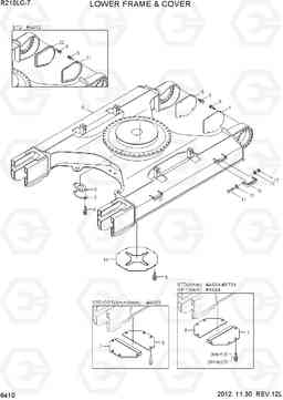 6410 LOWER FRAME & COVER R210LC-7, Hyundai