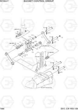 7300 BUCKET CONTROL GROUP R210LC-7, Hyundai