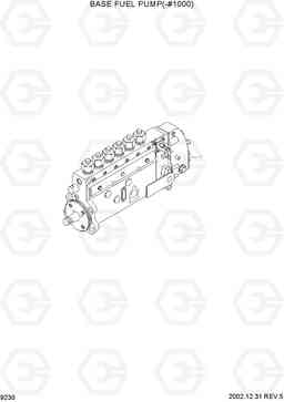 9230 BASE FUEL PUMP(-#1000) R210LC-7, Hyundai