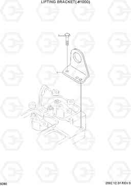 9280 LIFTING BRACKET(-#1000) R210LC-7, Hyundai
