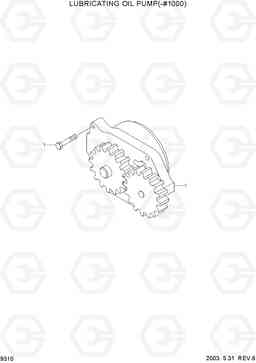 9310 LUBRICATING OIL PUMP(-#1000) R210LC-7, Hyundai