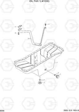 9330 OIL PAN 1(-#1000) R210LC-7, Hyundai