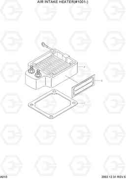 A010 AIR INTAKE HEATER(#1001-) R210LC-7, Hyundai