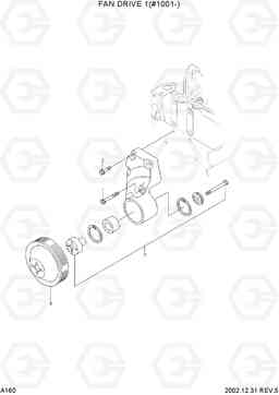 A160 FAN DRIVE 1(#1001-) R210LC-7, Hyundai