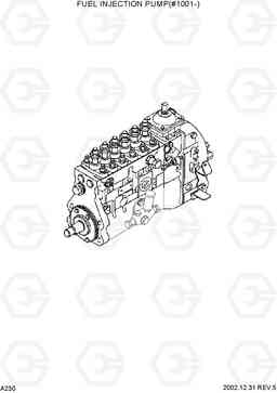 A230 FUEL INJECTION PUMP(#1001-) R210LC-7, Hyundai