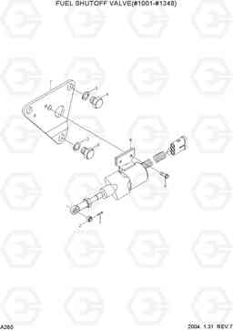 A260 FUEL SHUTOFF VALVE(#1001-#1348) R210LC-7, Hyundai