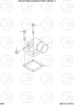 A280 AIR INTAKE CONNECTION 1(#1001-) R210LC-7, Hyundai
