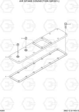 A300 AIR INTAKE CONNECTION 3(#1001-) R210LC-7, Hyundai