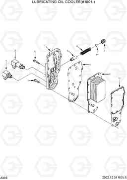 A330 LUBRICATING OIL COOLER(#1001-) R210LC-7, Hyundai