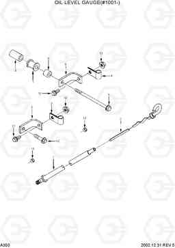 A350 OIL LEVEL GAUGE(#1001-) R210LC-7, Hyundai